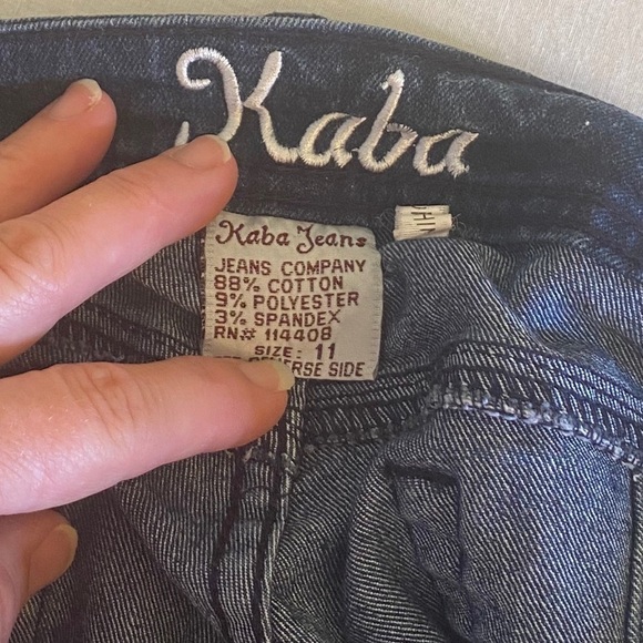 KABA Skinny Dark Indigo Jeans Stretchy - Picture 4 of 4